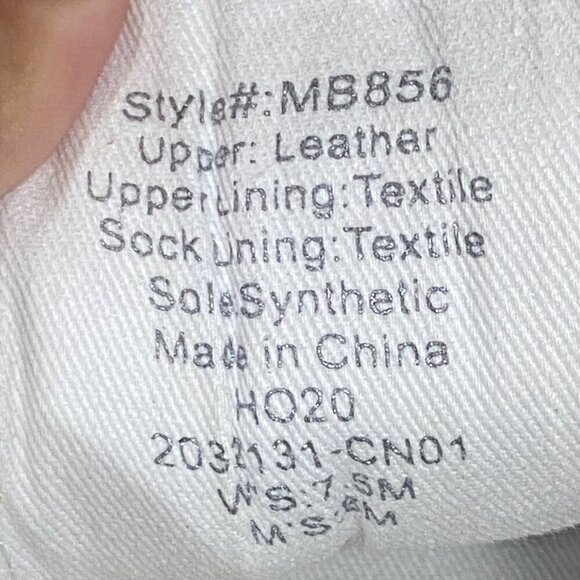 Madewell SIDEWALK Leather and Suede Low Top Sneakers in White Size 7.5 - Picture 7 of 7